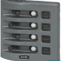 TABLEAU HORIZONTAL 4 INTERRUPTEURS