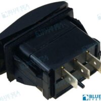 INTERRUPTEUR LUMIERE ON-OFF-ON NOIR