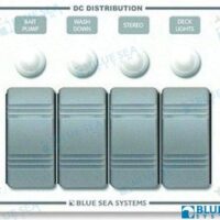 TABLEAU HORIZONTAL BLANC 4 INTERRUPTEURS