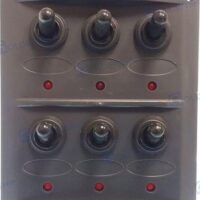 TABLEAU 6 INTERRUPTEURS LUMINEUX