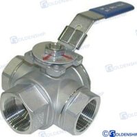 VANNE 3VOIES  INOX  1-1/2