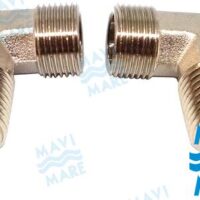 RACCORD HYDRAULIQUE COUDE 1/4NPT X2