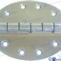 CHARNIERE INOX OVALE 126X127