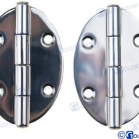 CHARNIERE INOX OVALE 78X56  (PACK 2)