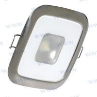 SPOT MIRAGE CARRE POLI/BLANC FMDL