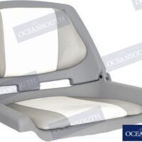 SIEGE PLIANT FISHERMAN GRIS/BLANC