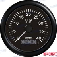 COMPTE TOURS 0/4000 RPM NOIR
