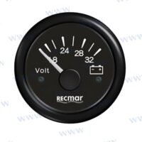VOLTMETRE 8 / 32V NOIR