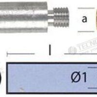 ANODE MOTEUR YANMAR COMPLETTE Yanmar