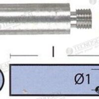 ANODE MOTEUR YANMAR COMPLETTE Onan