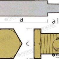 ANODE CUMMINS AVEC BOUCHON Mercruiser
